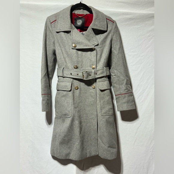 Vince Camuto Jackets & Blazers - Vince Camuto Women's Double-Breasted Wool-Blend Trench Coat Size Small